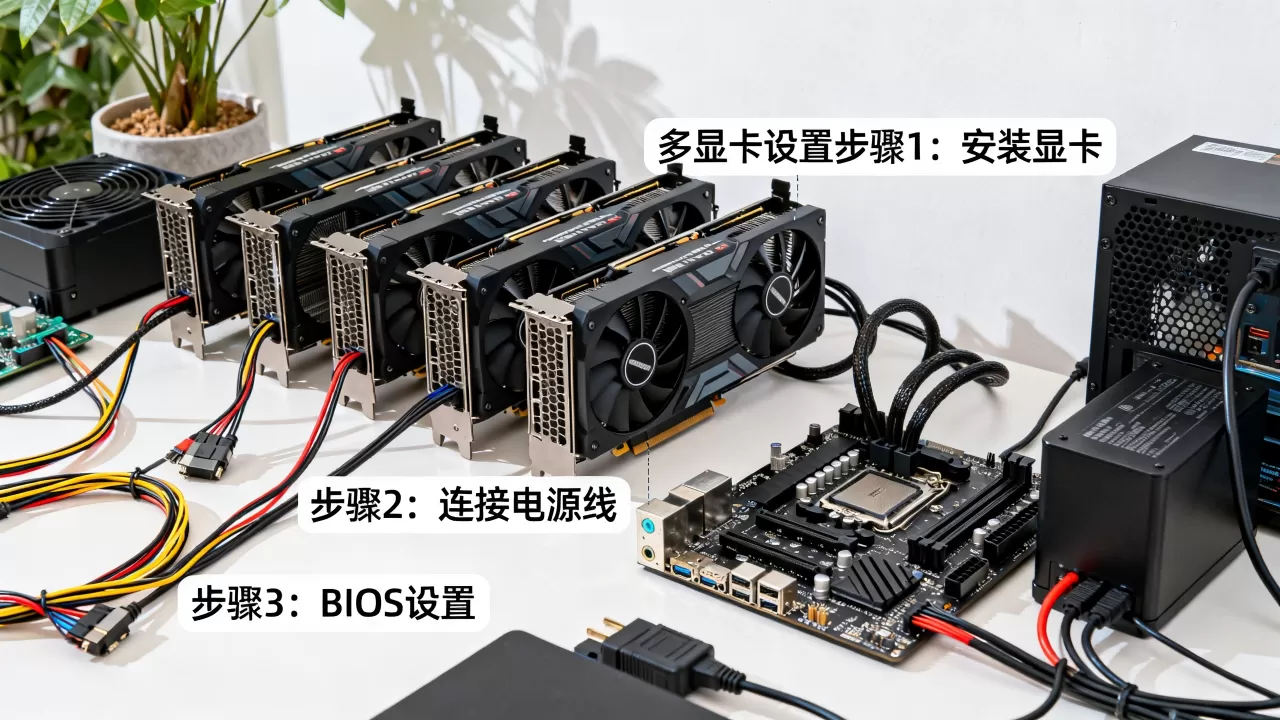 矿卡多显卡设置教程，多显卡怎么设置稳定