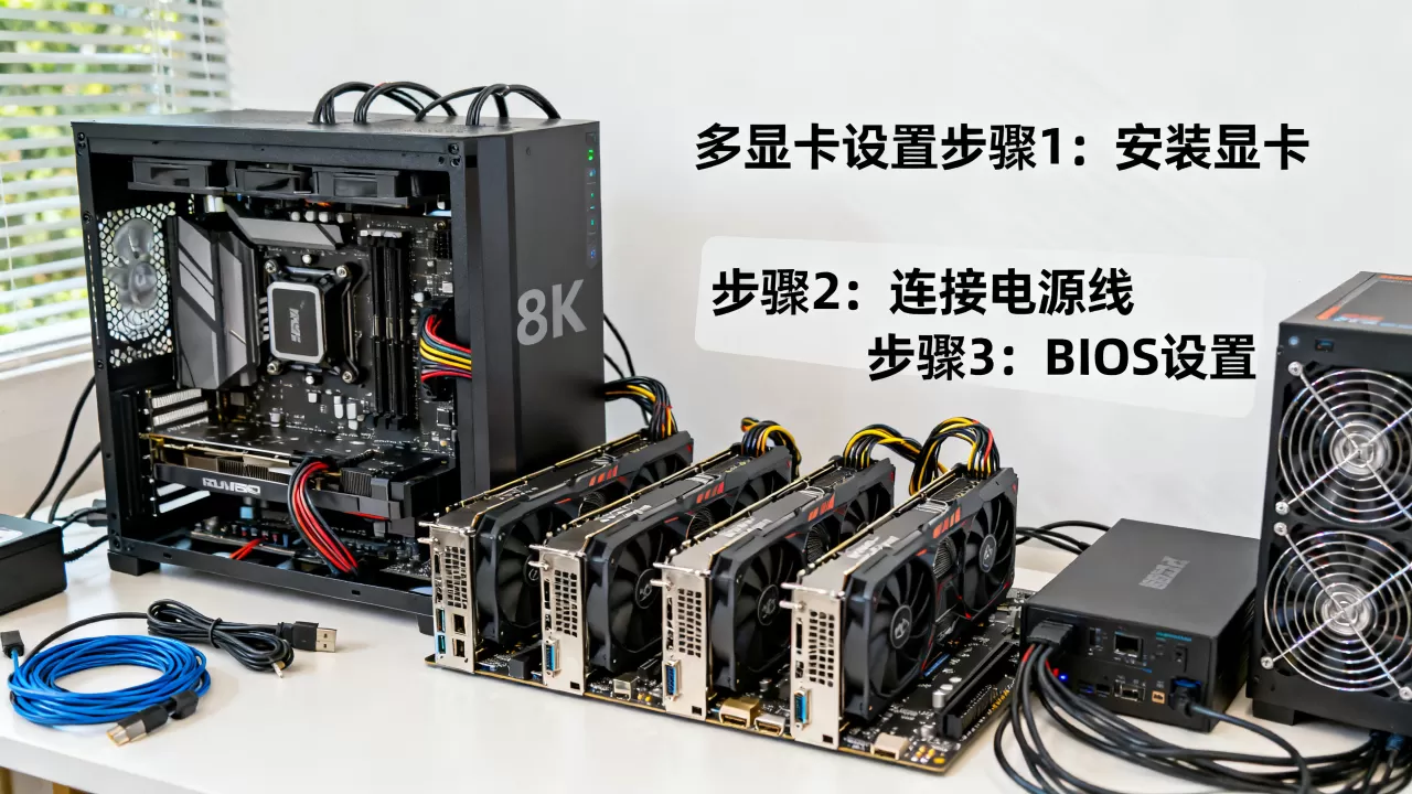 矿卡多显卡设置教程，多显卡怎么设置稳定
