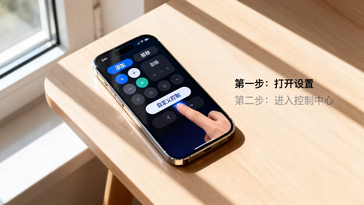 iphone下拉栏怎么设置，苹果手机控制中心自定义方法