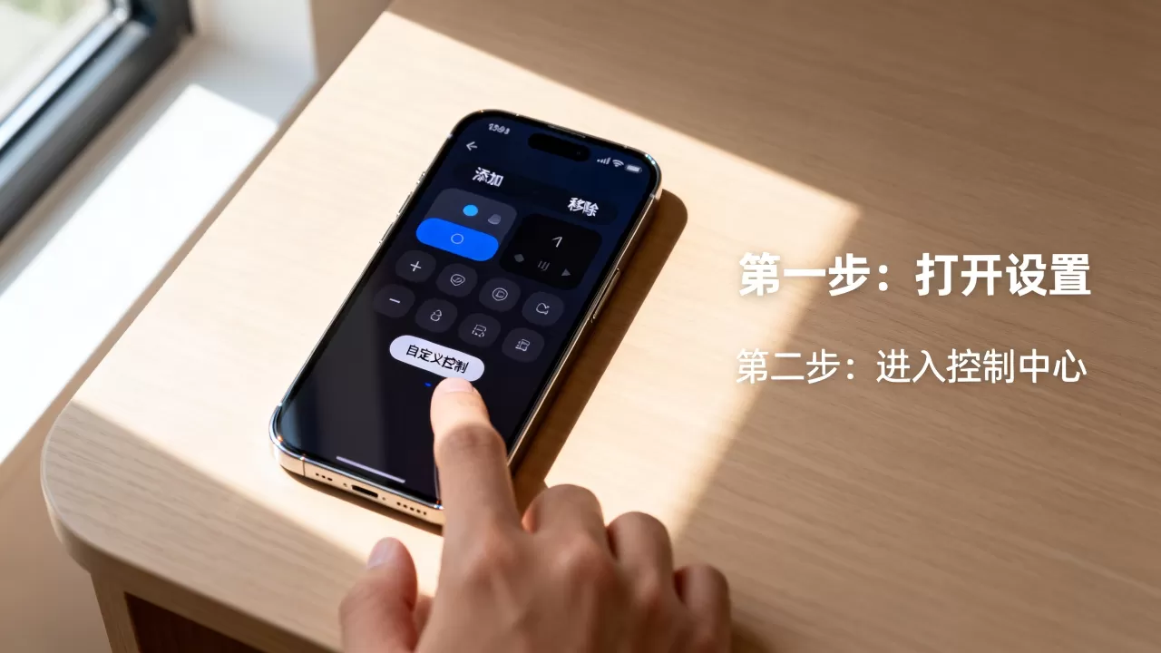 iphone下拉栏怎么设置，苹果手机控制中心自定义方法