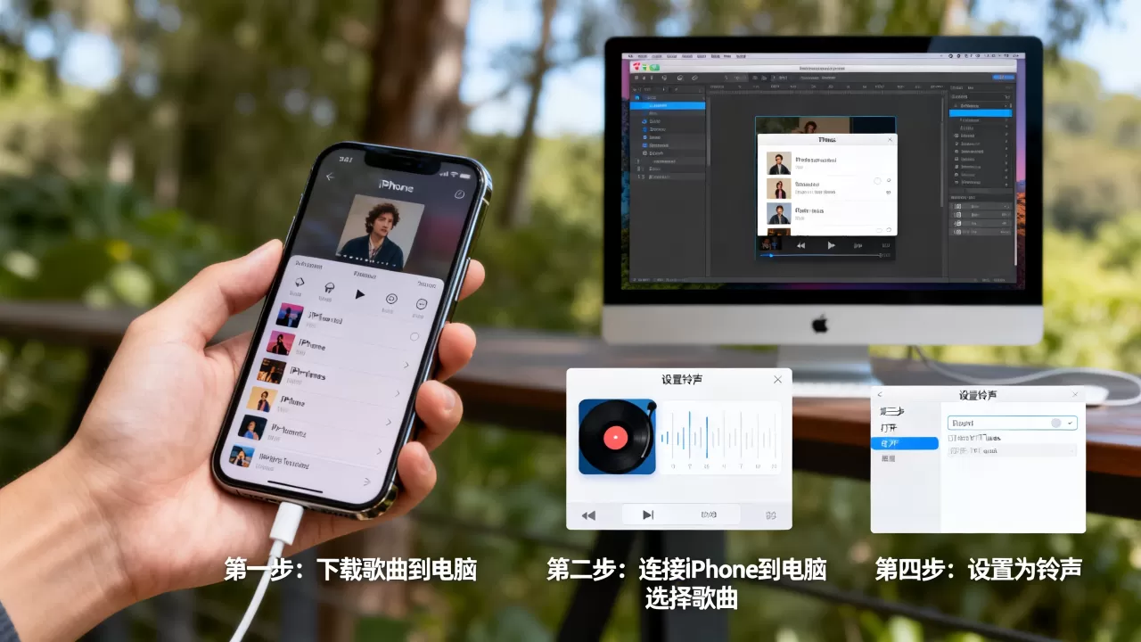 怎么把下载的歌曲放到iphone当铃声，iPhone设置自定义铃声教程