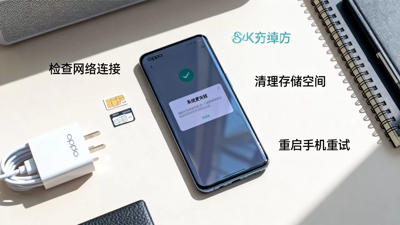oppo为什么更新不了软件，oppo手机系统更新失败解决方法
