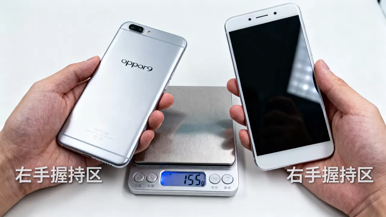 oppor9为什么轻重不同，oppor9左右手感觉不一样