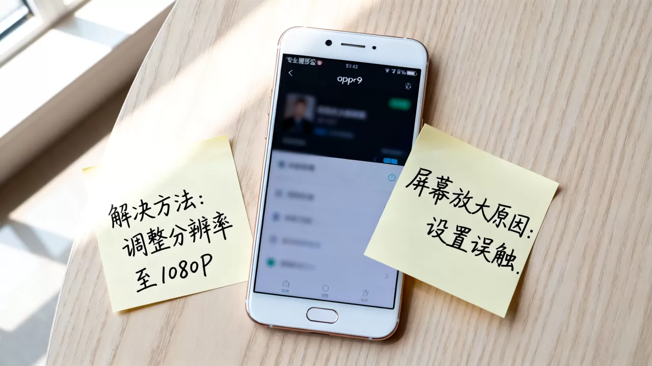 oppor9为什么会放大,手机屏幕显示模糊怎么解决 oppor9为什么会放大,手机屏幕显示模糊怎么解决