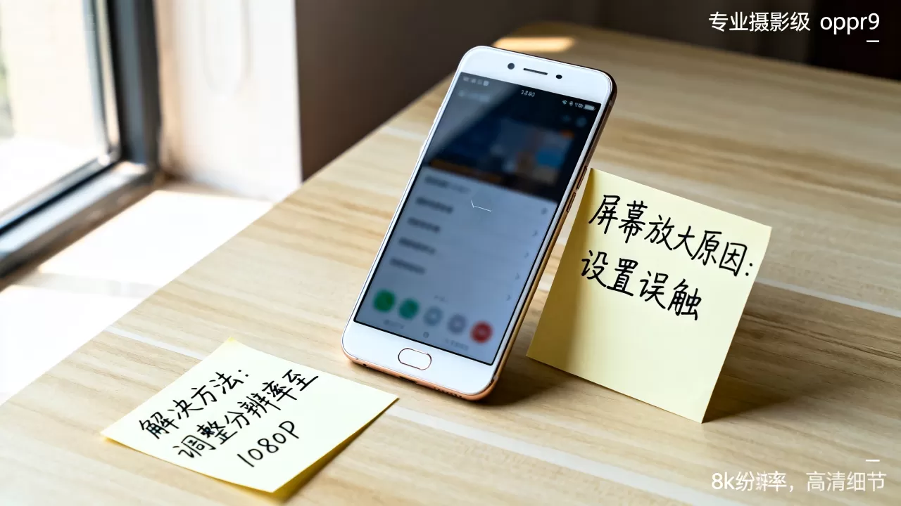 oppor9为什么会放大,手机屏幕显示模糊怎么解决 oppor9为什么会放大,手机屏幕显示模糊怎么解决