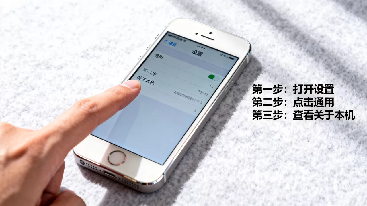 iphone5怎么查版本，iphone5查询系统版本方法