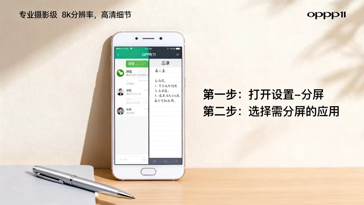 OPPOR11支持什么软件分屏，oppo手机分屏功能怎么用