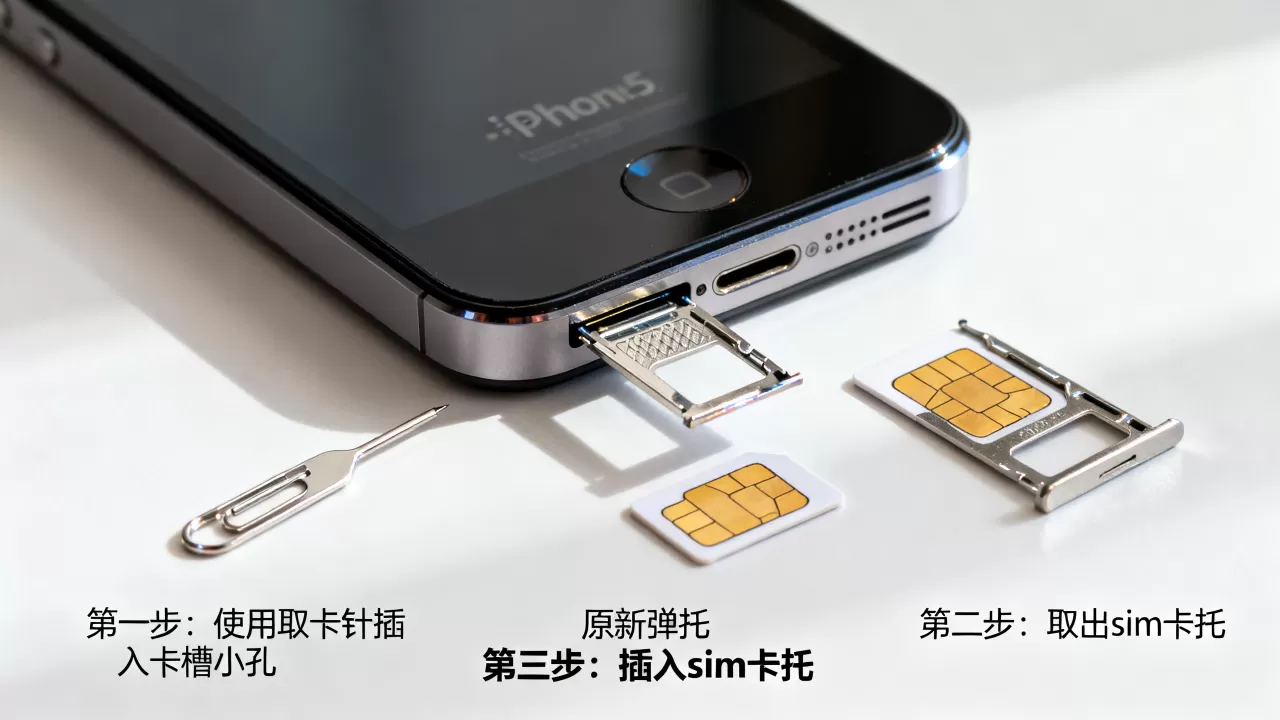 iphone5怎么换sim卡,苹果5手机sim卡槽更换教程 iphone5怎么换sim卡,苹果5手机sim卡槽更换教程