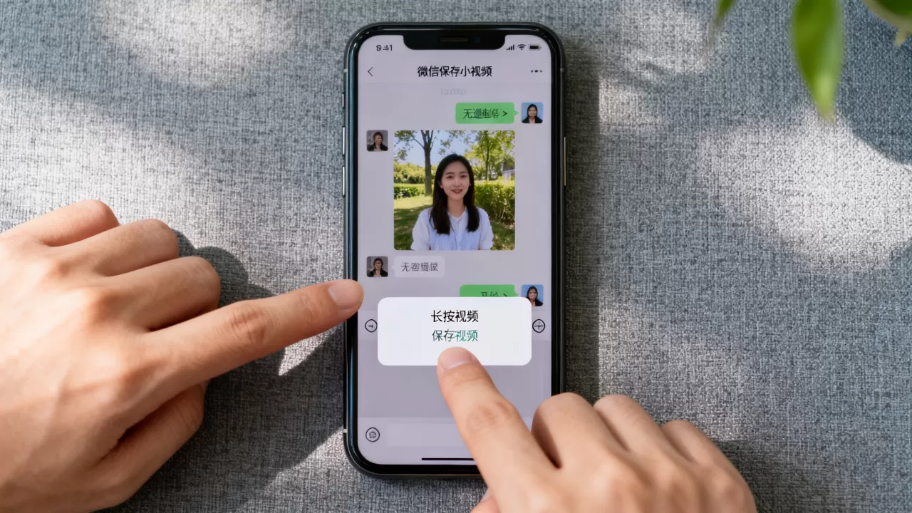 iphone微信小视频怎么保存，iphone微信视频保存方法