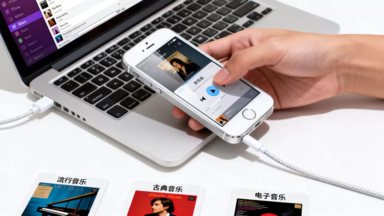 iphone5怎么下载音乐到手机，iphone5下载歌曲到手机