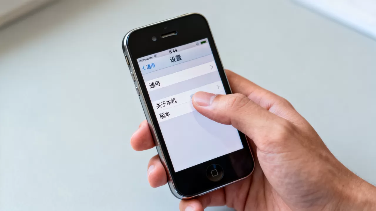 iphone4s怎么看系统,iphone4s查看系统版本方法 iphone4s怎么看系统,iphone4s查看系统版本方法