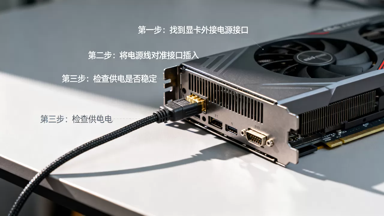 显卡外接电源插口怎么接?显卡供电不足怎么办 显卡外接电源插口怎么接?显卡供电不足怎么办