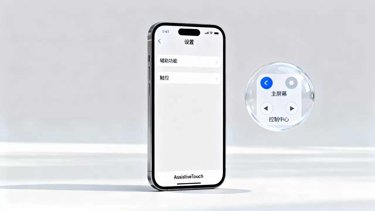 iPhone那个小圆圈怎么弄，苹果手机悬浮球设置方法