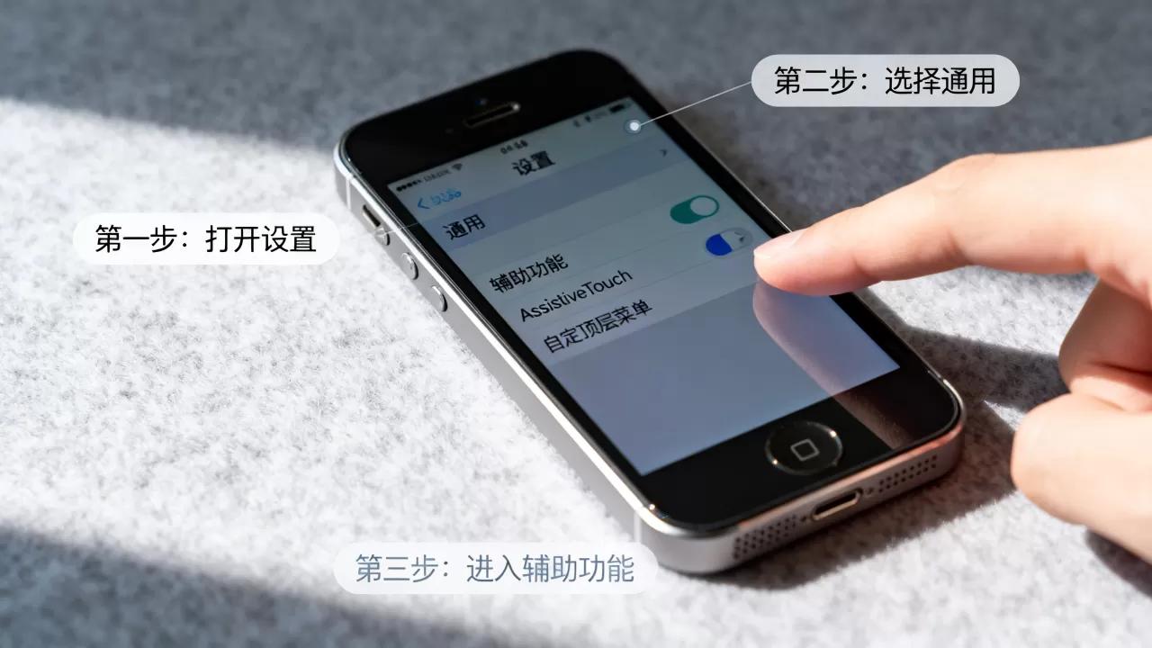 iphone5s手势怎么设置，iPhone5s如何设置手势密码