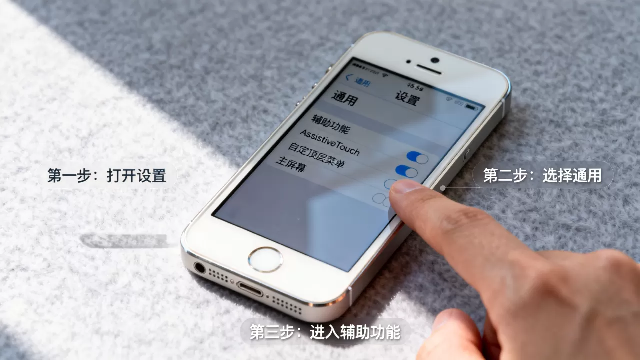 iphone5s手势怎么设置，iPhone5s如何设置手势密码