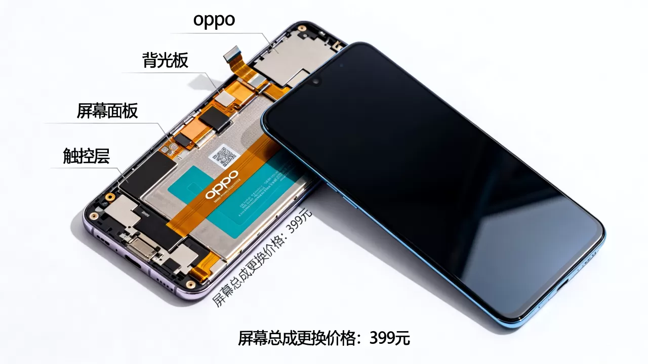 oppo屏幕组件包括什么,oppo手机屏幕总成更换价格 oppo屏幕组件包括什么,oppo手机屏幕总成更换价格