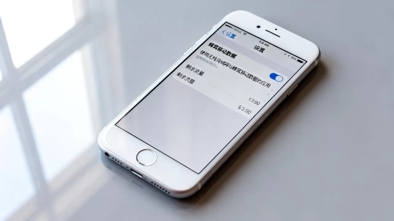 iphone6怎么显示流量，iphone6查看剩余流量方法