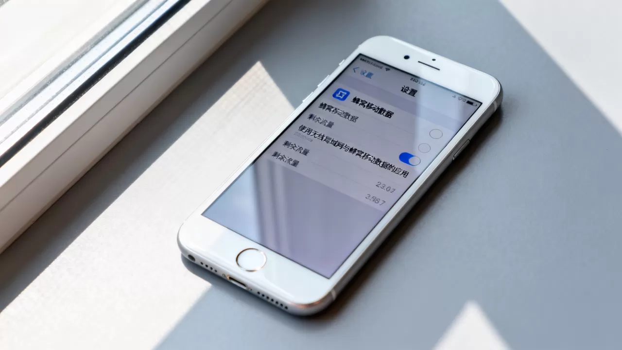 iphone6怎么显示流量，iphone6查看剩余流量方法