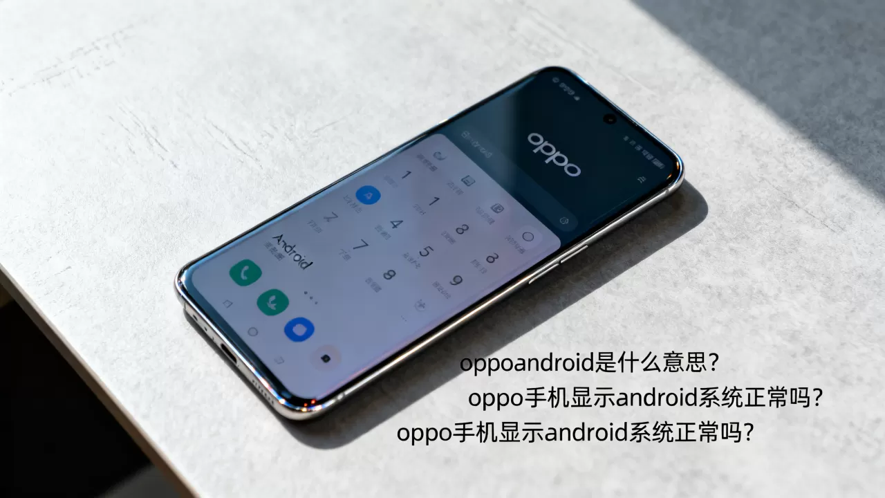 oppoandroid是什么意思，oppo手机显示android系统正常吗