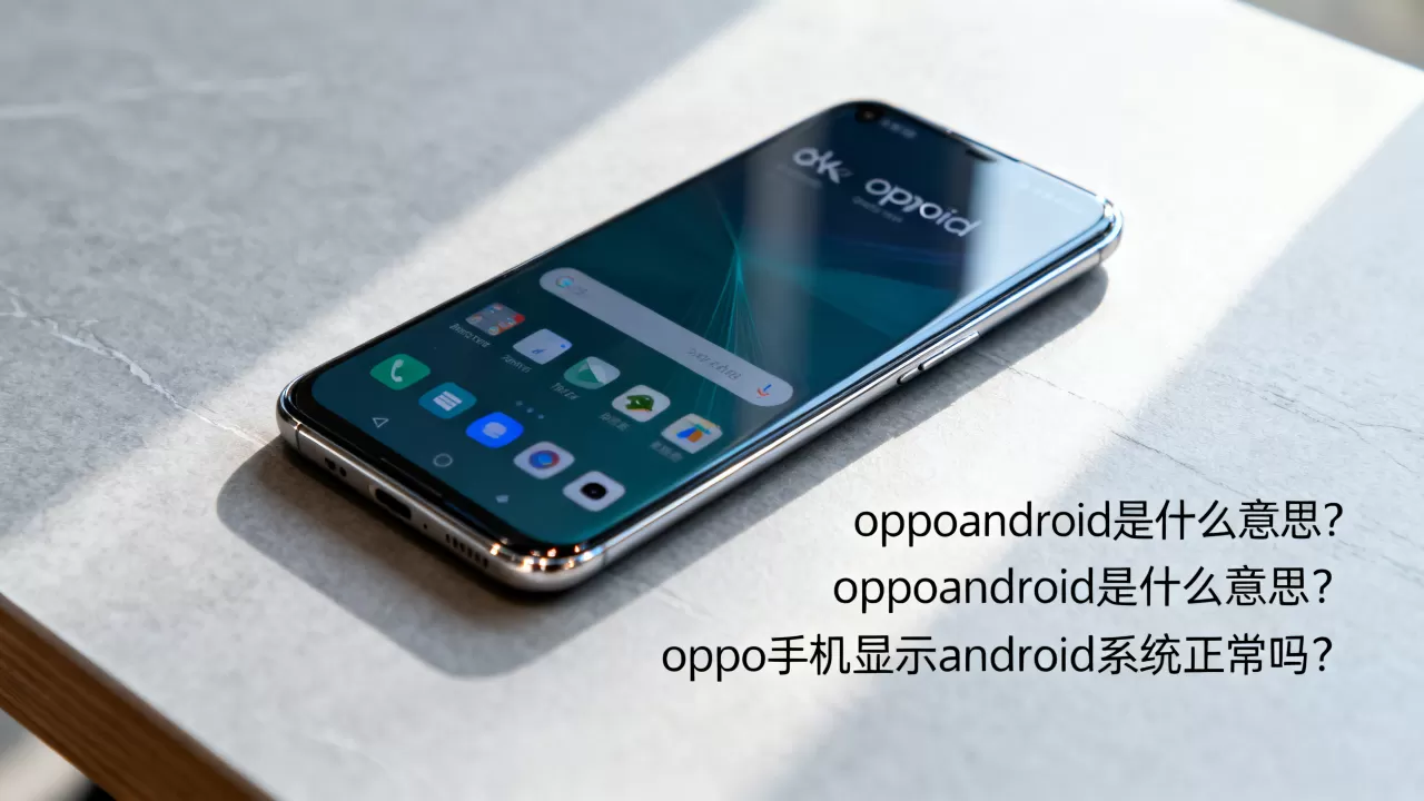 oppoandroid是什么意思，oppo手机显示android系统正常吗