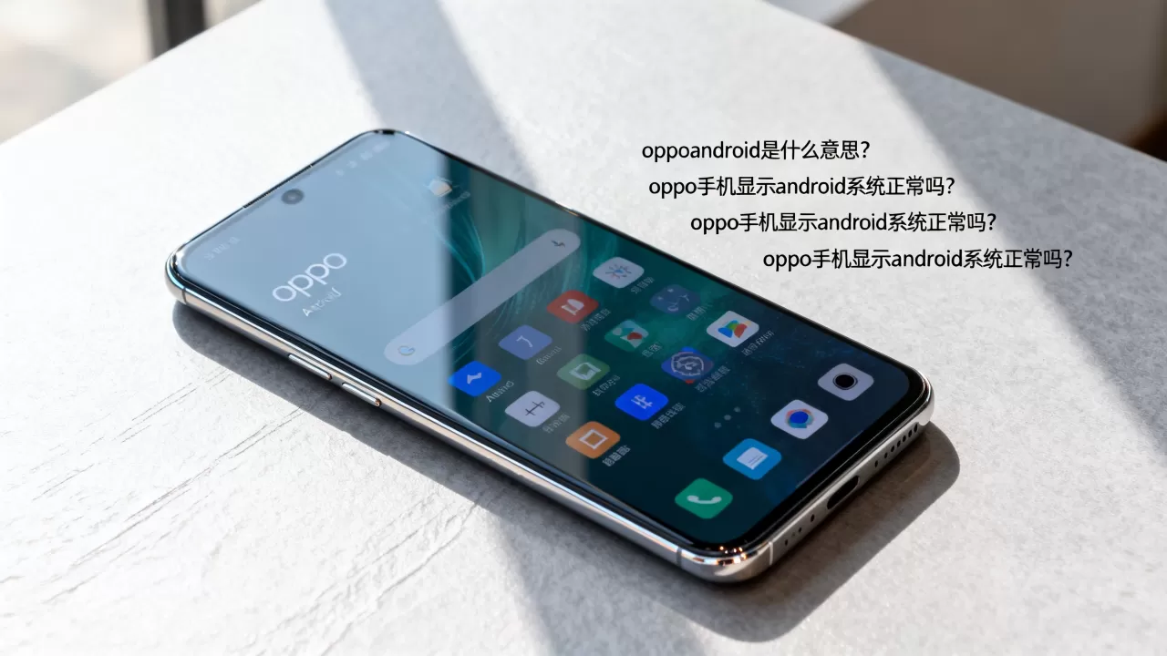 oppoandroid是什么意思，oppo手机显示android系统正常吗