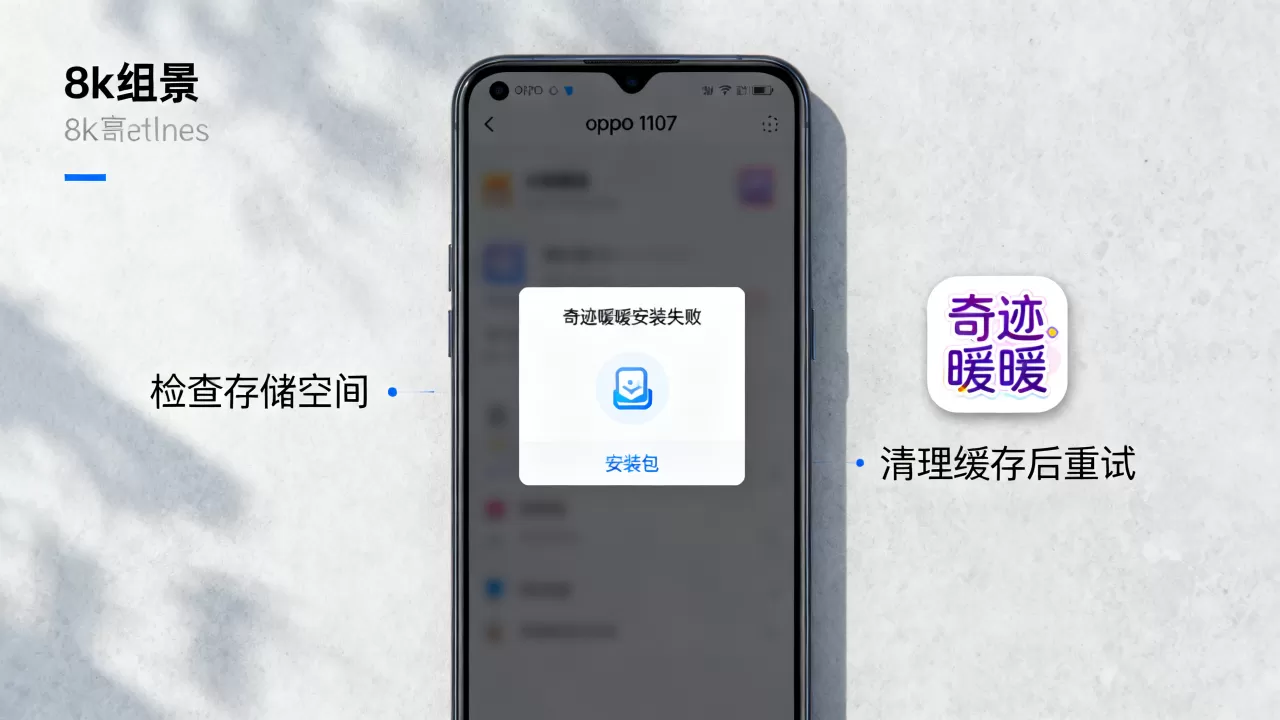 oppo1107奇迹暖暖为什么安装不了,奇迹暖暖无法安装怎么办 oppo1107奇迹暖暖为什么安装不了,奇迹暖暖无法安装怎么办