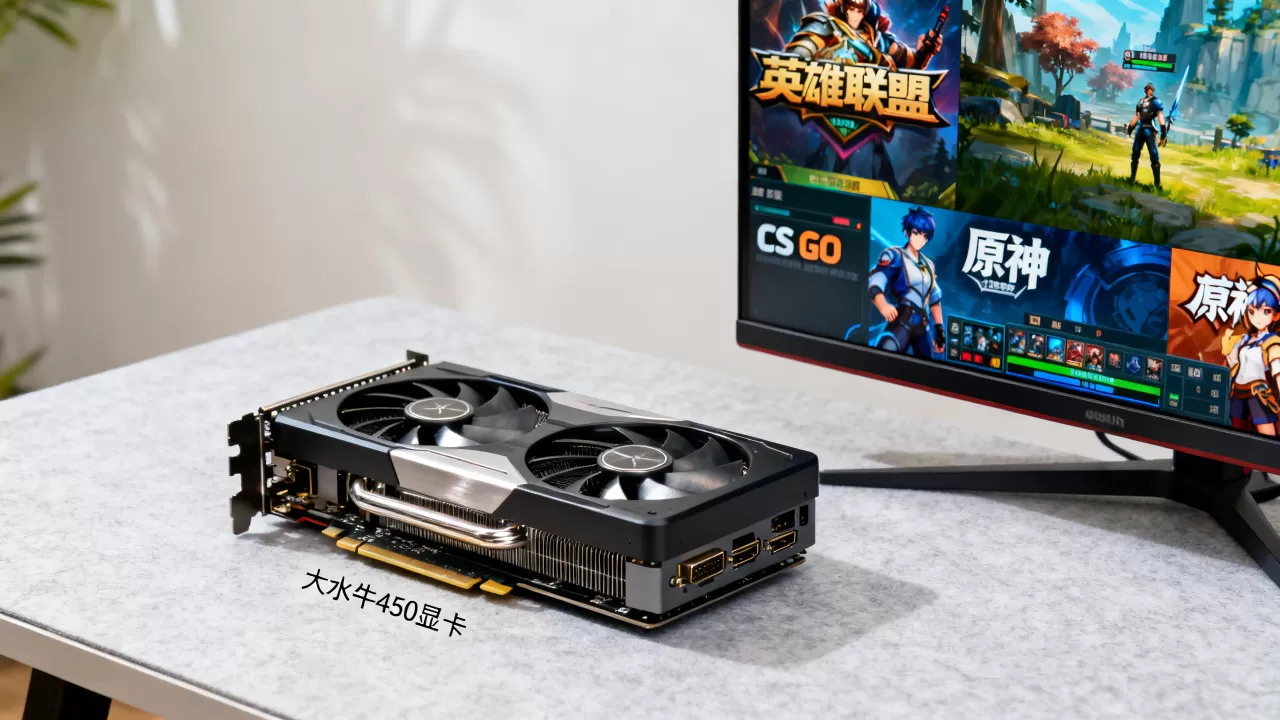 大水牛450显卡能玩什么游戏，大水牛显卡