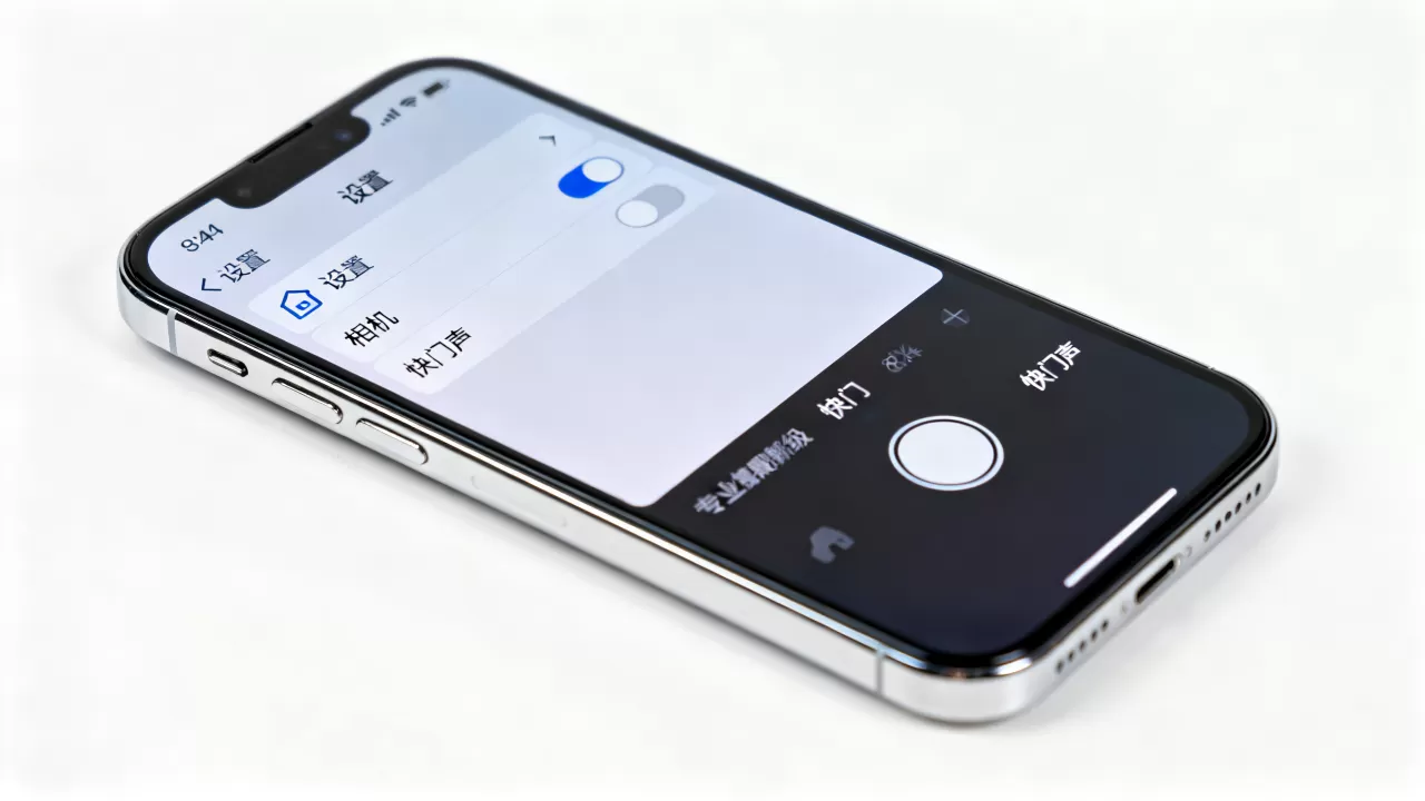 iphone相机声音怎么开，iPhone拍照快门声关闭设置教程