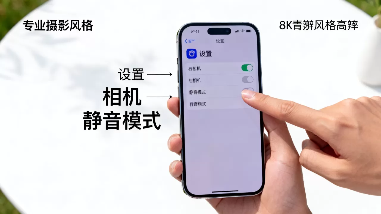 iphone怎么消除相机声音，iphone相机静音设置