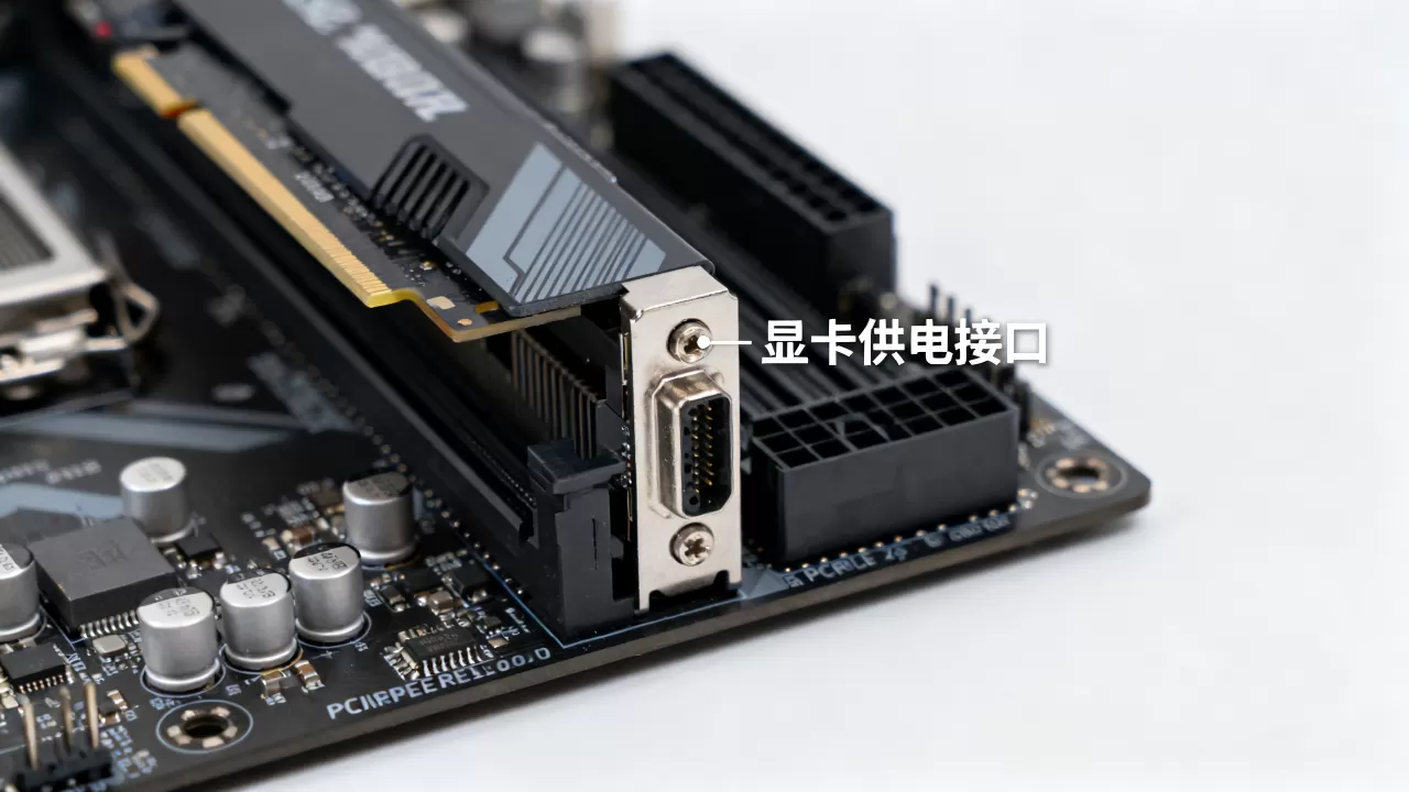 主板显卡供电口在哪，显卡供电接口在哪里