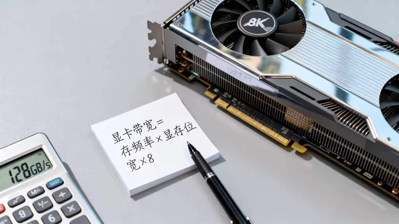 电脑显卡带宽怎么算？显卡带宽计算公式
