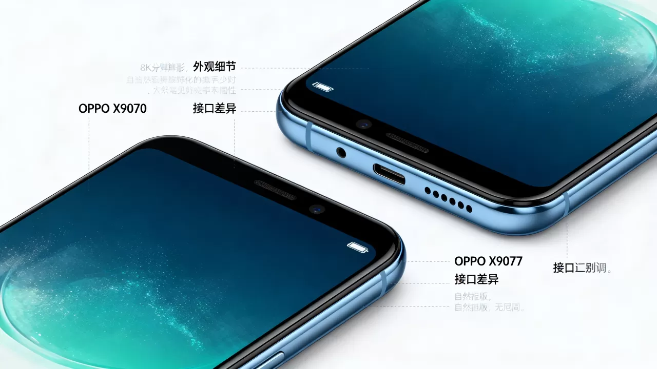 oppo x9070和x9077有什么区别，OPPO X9070与X9077区别