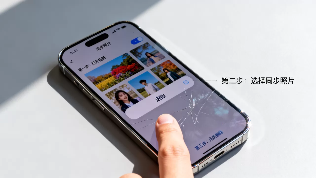 iphone手机里同步的照片怎么删除，iphone删除同步照片