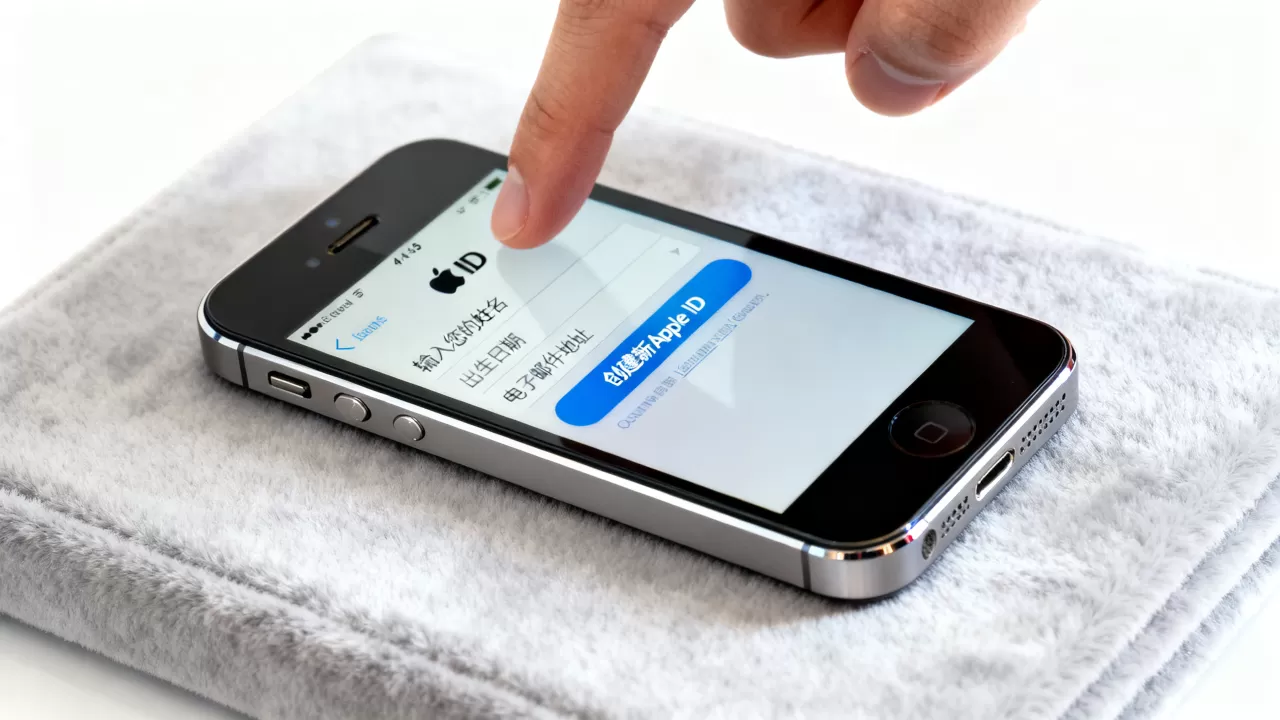 iphone5怎么注册，iphone5注册appleid方法