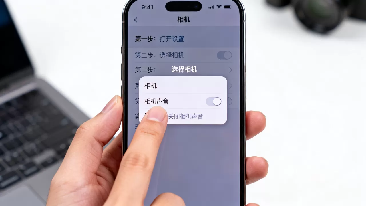 iphone怎么关闭相机声音，iphone相机静音设置