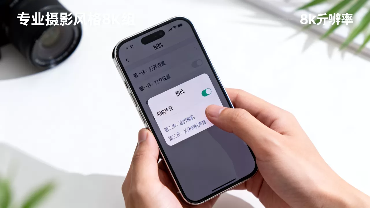 iphone怎么关闭相机声音，iphone相机静音设置