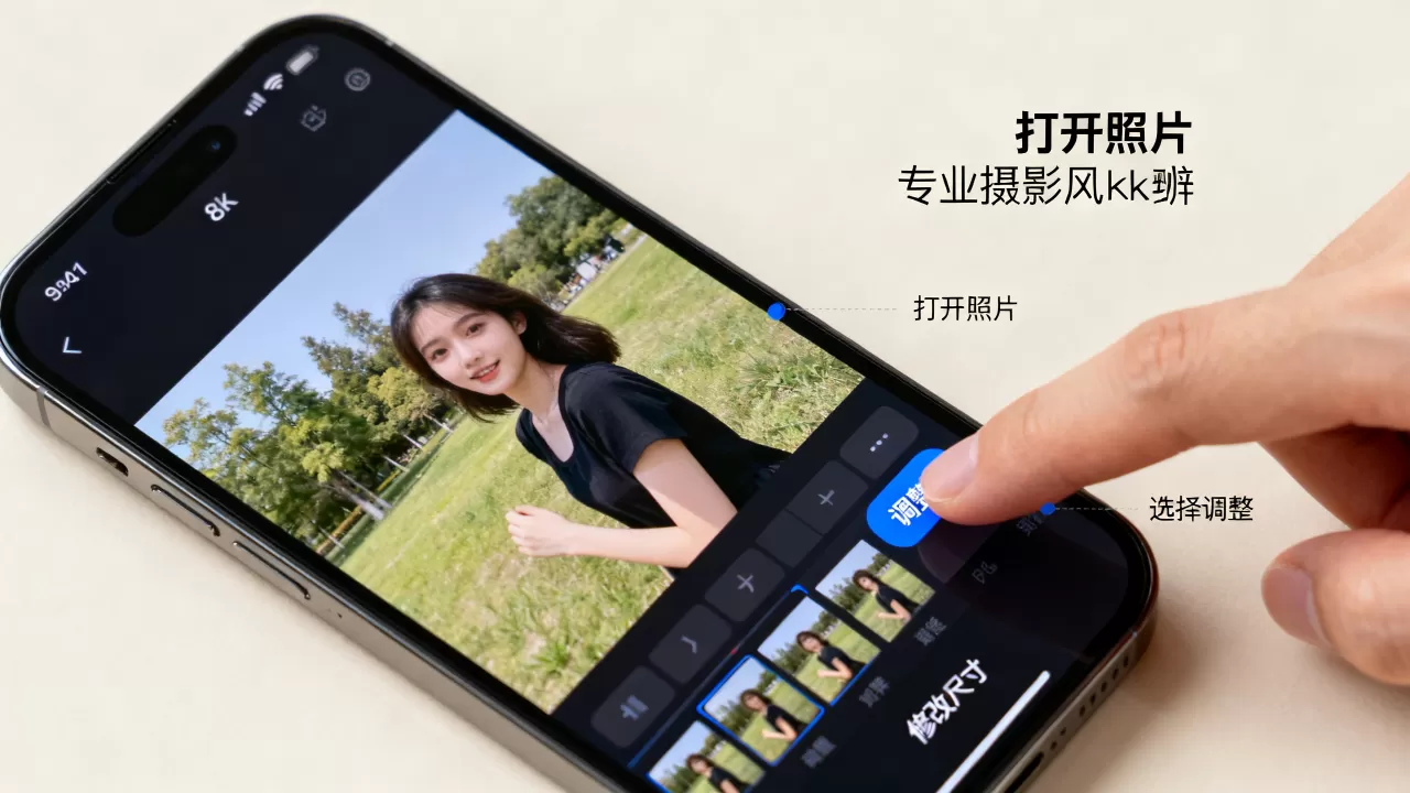 iphone怎么调照片大小，苹果手机修改图片尺寸方法