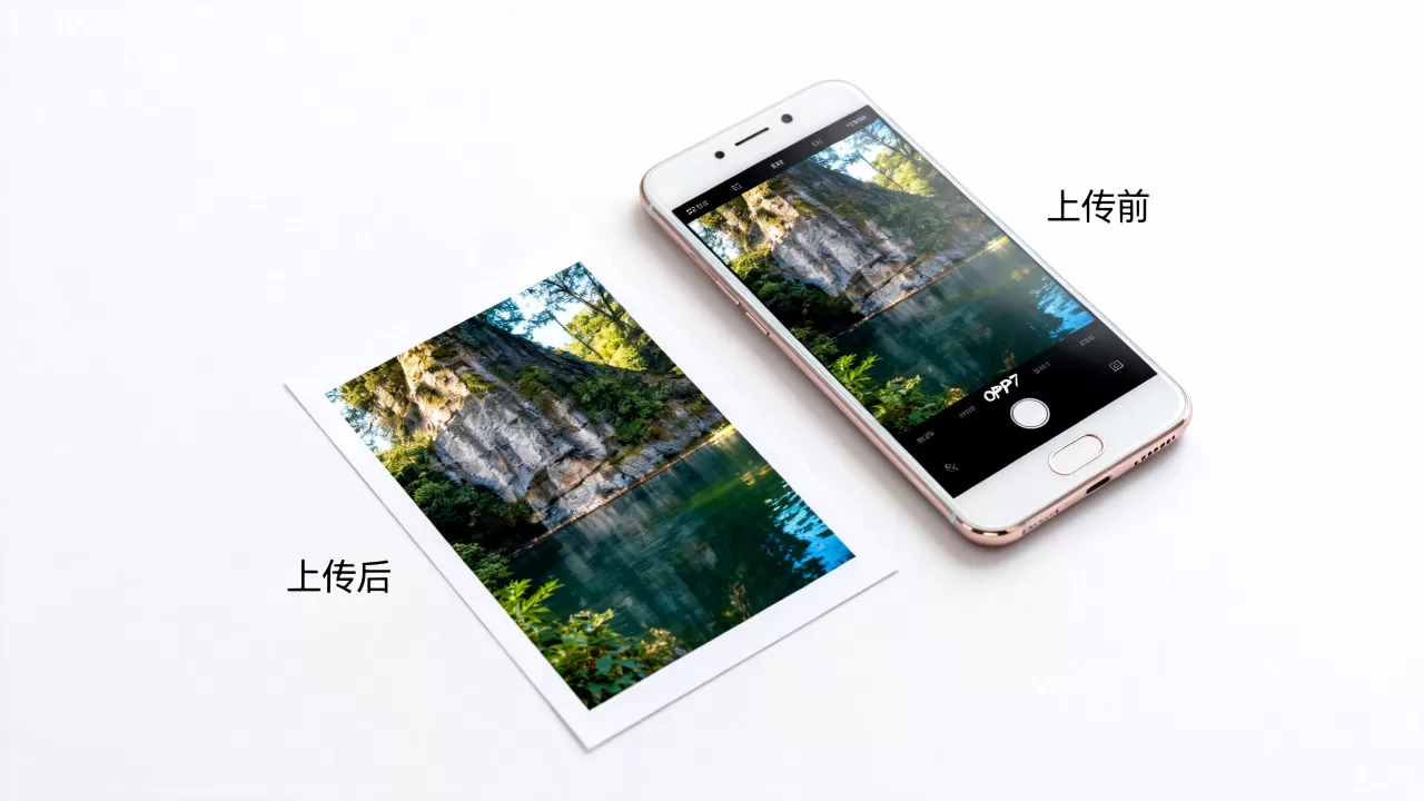 OPPOR7照片传QQ空间变模糊为什么，手机照片上传后变模糊