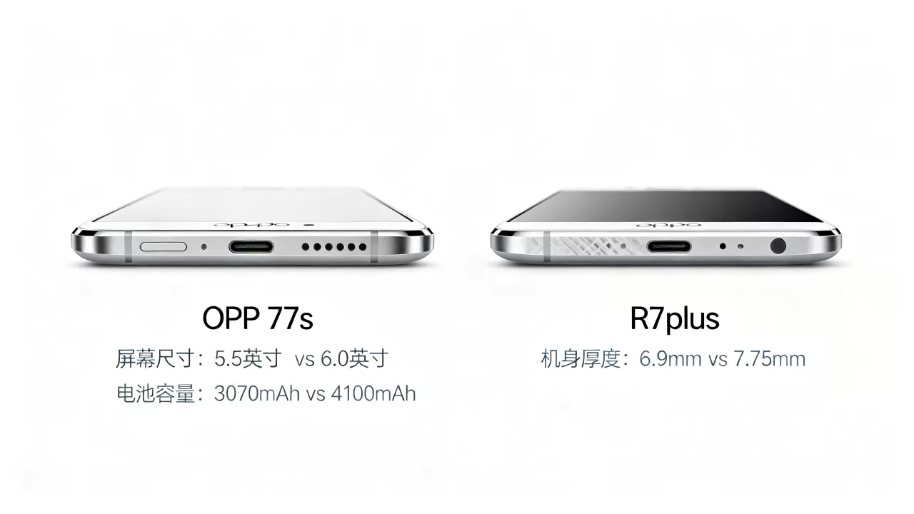 OPPO R7s和R7plus有什么区别？OPPO R7s和R7plus区别