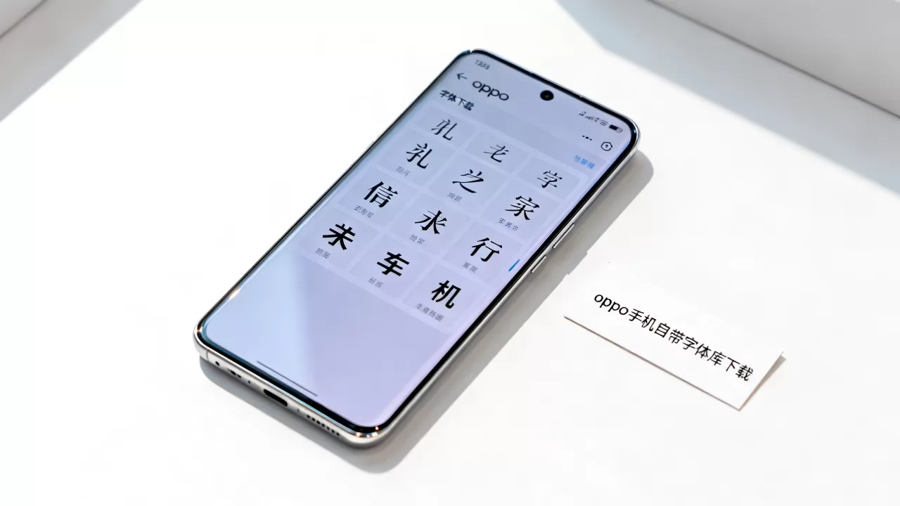 oppo字体是什么字体下载？oppo手机自带字体库下载