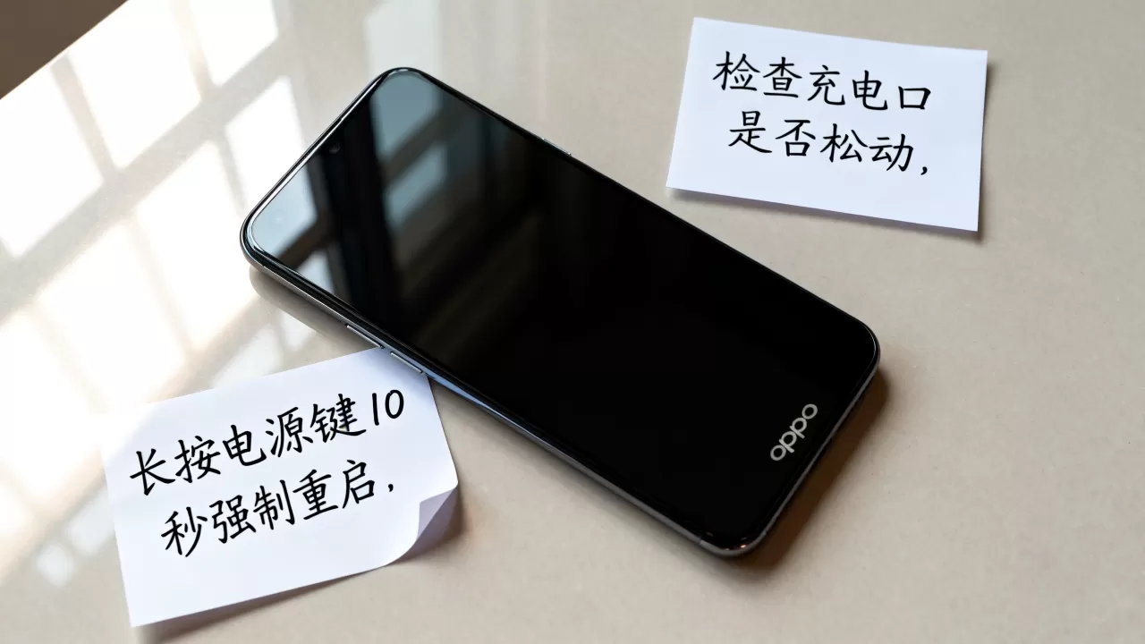oppo为什么突然黑屏，oppo手机黑屏怎么办