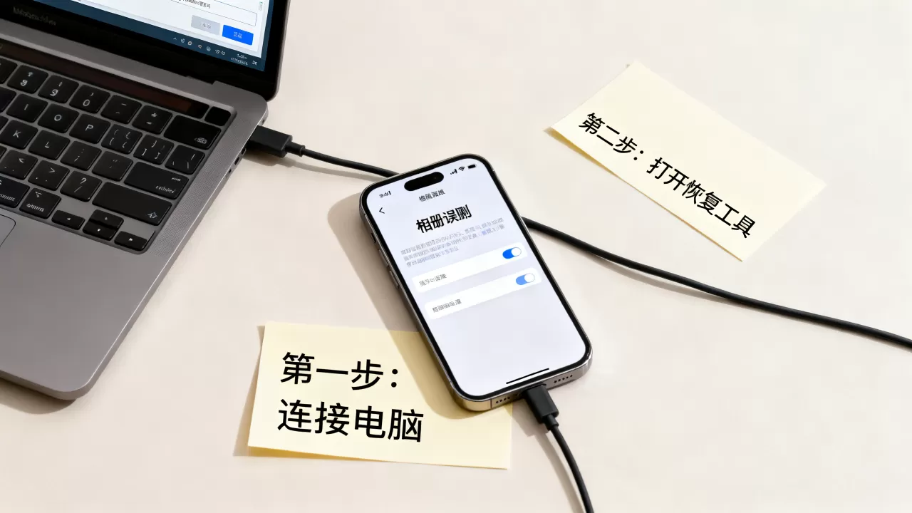 iphone删除的照片怎么恢复吗，iphone相册误删照片恢复方法