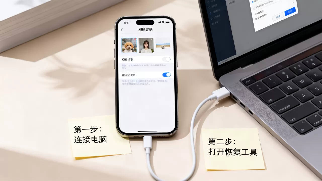 iphone删除的照片怎么恢复吗，iphone相册误删照片恢复方法
