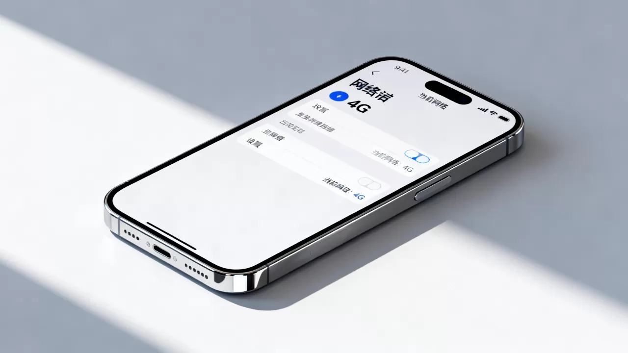 iphone选择4g网络是怎么回事，iphone为什么只能选4g