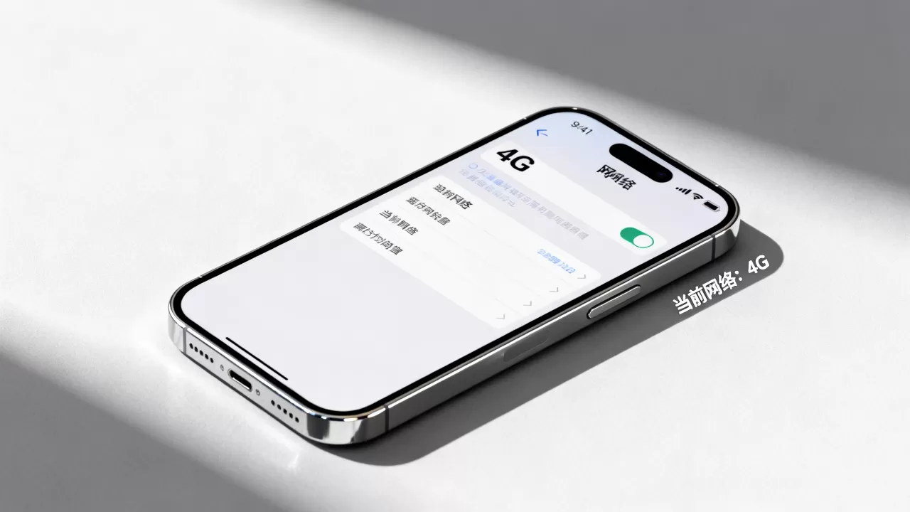 iphone选择4g网络是怎么回事，iphone为什么只能选4g