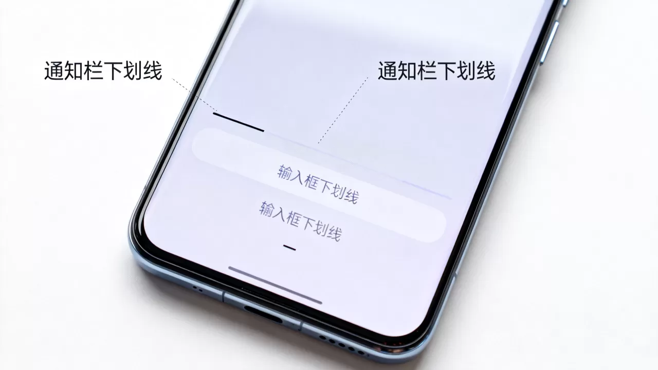 oppo里什么是下划线,手机屏幕下划线是什么意思 oppo里什么是下划线,手机屏幕下划线是什么意思