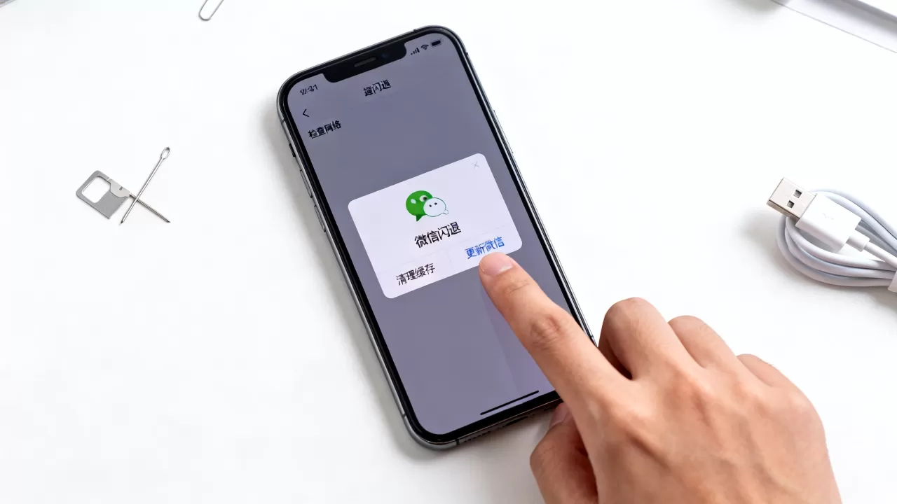 iphone微信打开不了怎么回事啊，iphone微信闪退解决方法