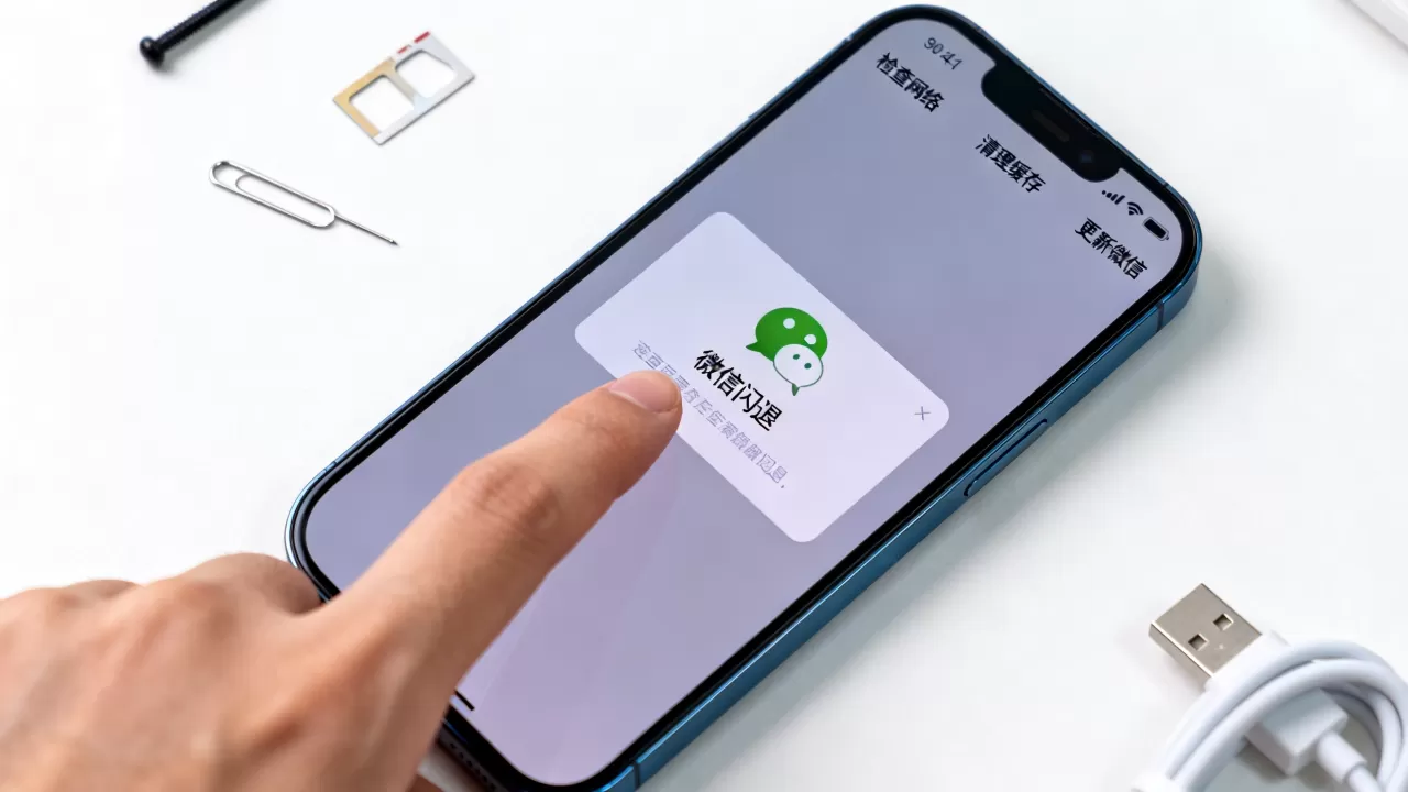 iphone微信打开不了怎么回事啊，iphone微信闪退解决方法