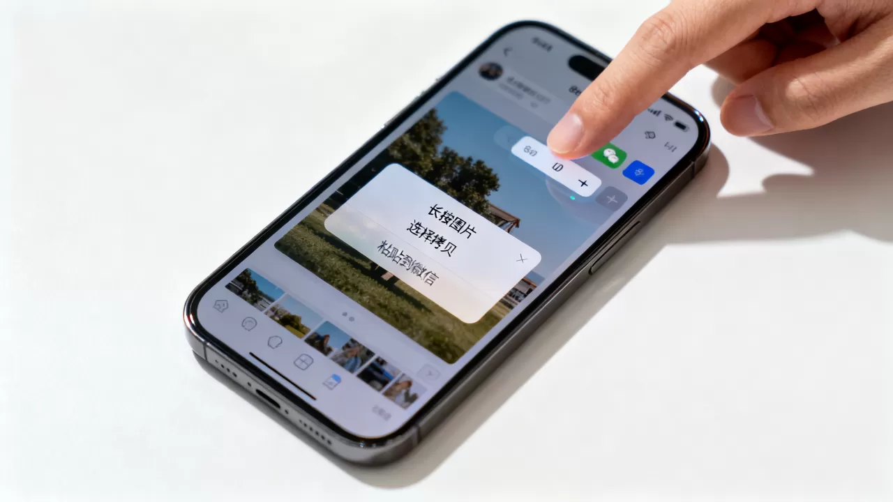 iphone图片上拷贝怎么弄,苹果手机复制图片到微信 iphone图片上拷贝怎么弄,苹果手机复制图片到微信