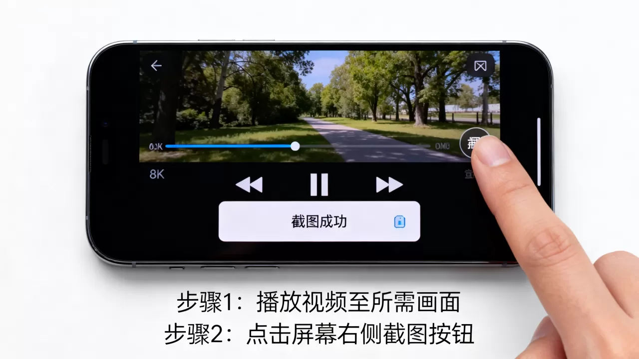 iphone视频里怎么截图，苹果手机视频播放时截图方法